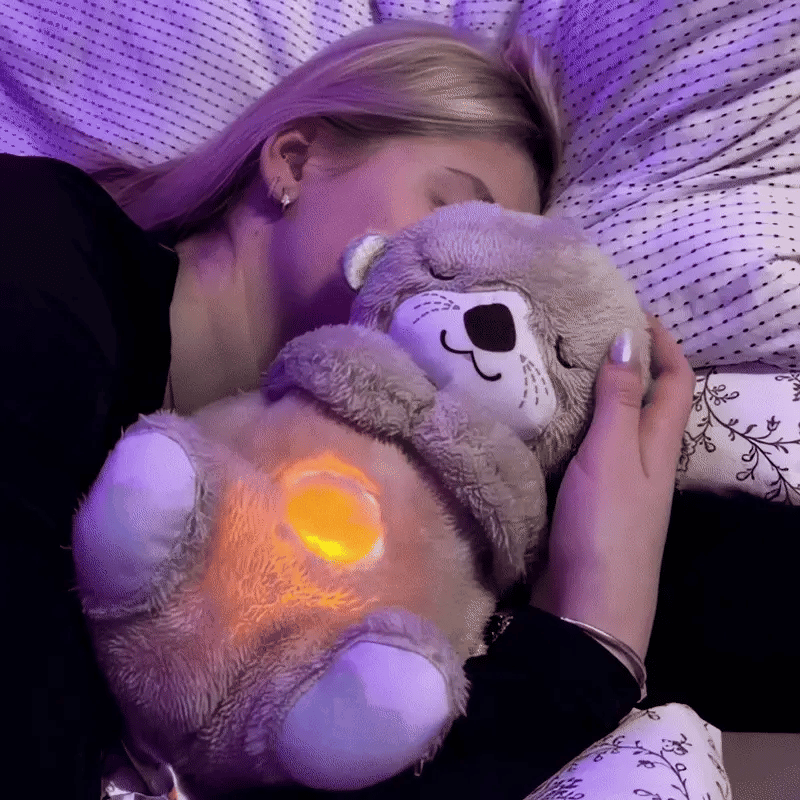 Breathing Teddy Plush Toy