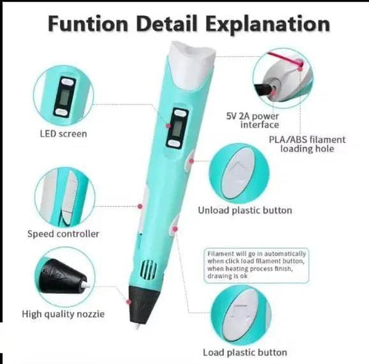 3D Printer Pen for Kids (Random Color) - KYVO